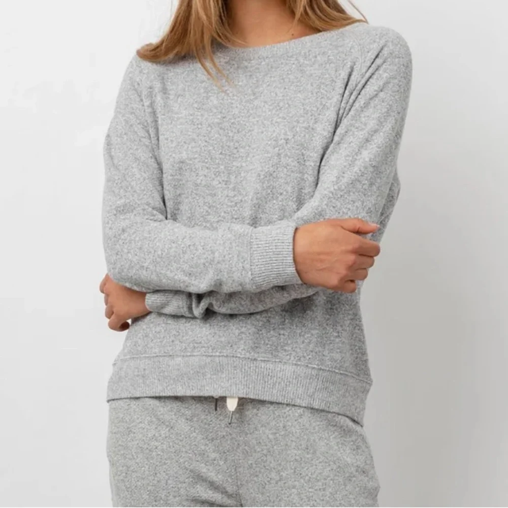 NWT • RAILS • Women’s Callahan Crewneck Sweater • Melange Grey / Gray • XS - Picture 2 of 14